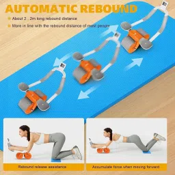 bnf Roller Multi Angle Side Slip with Elbow Support for Strength Training Ab Exerciser image 4