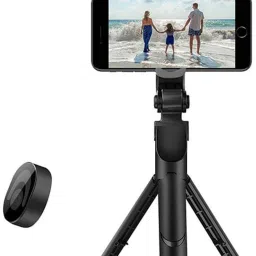 G2L 2 In 1 Tripod Bluetooth Wireless Remote compatible Selfie Stick For Smartphones Monopod, Tripod Kit-0