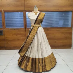 Self Design Semi Stitched Lehenga Choli-image-33
