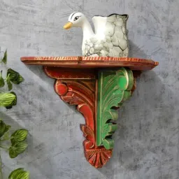 Antique Looks Wooden Wall Shelf By Disoo Fashions-picture-18