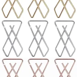 THANU'S CRAFT Clip on Safety saree pin Hijab pin for Women and Girls Multipurpose Brooch-15