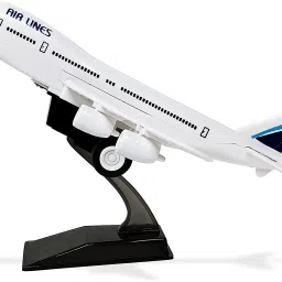 Aeroplan Jumbo 747 With Stand Shinsei Pull Back And GO blu18-21