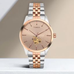 Rose Gold Dial Analog Watch - For Men TWEL13111-image-4