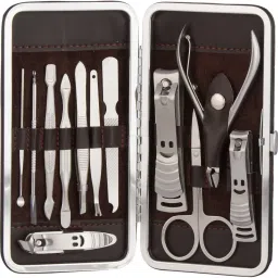 12 in 1 Manicure Pedicure Kit,Manicure Pedicure Grooming Traveling and Home Accessories Kit with Pouch-2