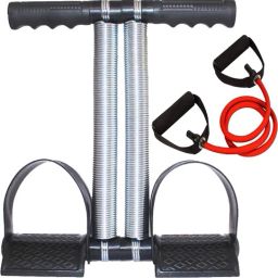 Fitness Combo Double Spring Tummy Trimmer With Single Toning Tube Ab Exerciser Ab Exerciser-image-3