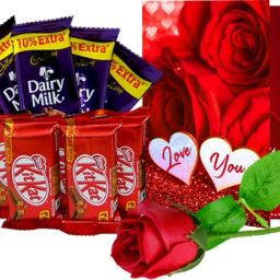 Chocolate Gift Pack| Valentine Day Chocolate Gift for Girlfriend, Boyfriend Paper Gift Box-image-54