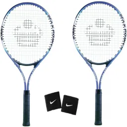 Max Power Tennis Racquet ( Pack of 2 ) with 1 Pair Wrist Band Tennis Kit-image-30