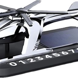 ® Solar Parking Number Plate Auto Rotating Helicopter Car Perfume Diffuser Set-image-62