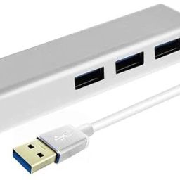RuhZa USB 3.0 Hub Ethernet, USB Hub USB Splitter with 1000M Ethernet Wired Ethernet Lan Adapter compatible with Linux-44