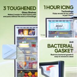 haier 190 L Direct Cool Single Door 4 Star Refrigerator with Base Drawerwith Large Storage Space1 Hour Icing Technology image 3