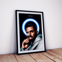 Hip hop Artist Drake Poster Fine Art Print-image-45