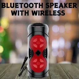 SACRO Bluetooth Party Speaker With Karaoke Mic, Support v5.3, AUX Port & FM F326 30 W Bluetooth Party Speaker-picture-37