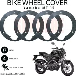 18 inch Acrylic PRO Disc Wheel Cover For TVS Sport (Set of 2) Bike Fairing Kit-image-83