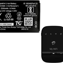 Wokia-Electronics Company Mobile Battery For Airtel 4G Hotspot Xstream DigitalTV AMF-311WW 2300mAh-picture-17