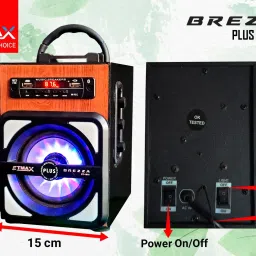 etmax Brezza Plus+ ET-1818 40 W Bluetooth Home Audio Speaker image 4