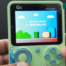 Like Star G5 Handheld Video Game Machine, LCD Display Multiple Game Color Screen Children with Super Mario Like (Bros/Brose3/6/9/10/14)Super Contra Like(2/6/7) Total 500 Games image 4