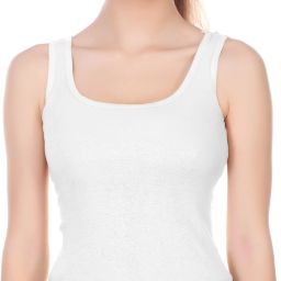 Women White Tank Top/Vest-image-40