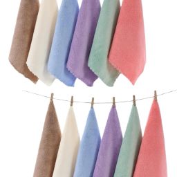ikum Women,Girls & Babies Handkerchiefs Ultra Absorbent & Soft Microfiber Face Towels ["Multicolor"] Handkerchief-image-57