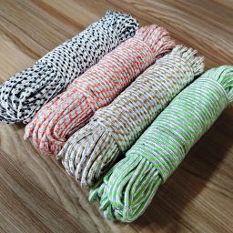 Rope for Cloth Drying 10 Meter each Pack of 4 Rassi Polyester Clothesline-picture-19