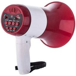ziddjeet A372 Mic14 Powerful and Lightweight Loud Megaphone Speaker with Built In Mic A372 Mic14 Powerful and Lightweight Loud Megaphone Speaker with Built In Mic Indoor, Outdoor PA System image 3