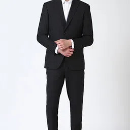 peter england Men Two Piece Suit Solid Suit-picture-39