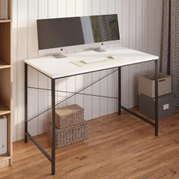 FFTM-White Engineered Wood Office Table-picture-15