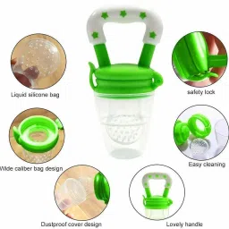 superdaze Fresh Food Feeder, Infant Teether Nibbler Toys, for Toddlers & Kid- Combo of 2 Feeder image 3