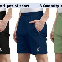 Solid Men Multicolor Regular Shorts-picture-6