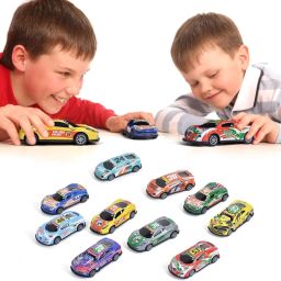 super toy 10 Unbreakable Racing Mini Diecast Car Models Set for Kids image 5