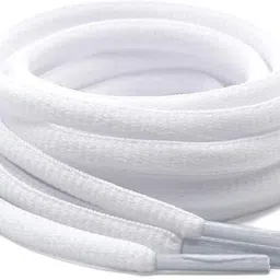 zeepzone Shoe laces Wide for Athletic Running Sneakers ( White Owal set of 2) Shoe Lace-15