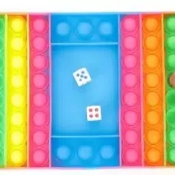 Ludo Pop It Glow in The Dark Puppet Toys for Stress Relief Toy Board Game Finger Puppets-6