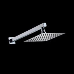 6x6 Inch S.S Ultra Slim Shower with 15" Inch Square Shower Arm (Set of 1) Fixed Mount-image-72
