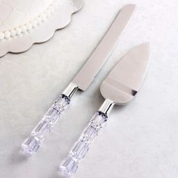 Clean up a greasy grill in minutes with the help of this stainless steel slanted edge blade scraper. Blade is made out of stainless steel and Acrylic handle. DURABLE QUALITY - Comfortable to hold, comes equipped with a Acrylic handle and stainless steel blade. Package Include:1 Cake Pizza Shovel and 1 Cake Knife Plastic, Stainless Steel Cake Server-17
