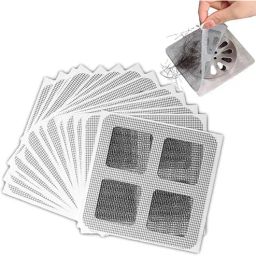 wens Disposable Shower Drain Cover Hair Catcher Shower Drain Mesh Stickers (6 Pcs)-picture-41