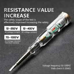 lila enterprise electrical tester pen 1pcs Digital Voltage Tester image 5