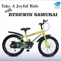 rydewin Samurai 20T Bicycle for Young Kids Yellow Anti Skid Paddle 20 T (inch) BMX Cycle-picture-35