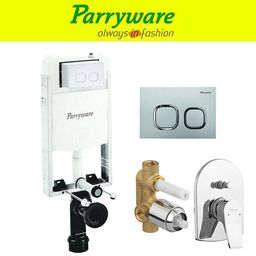 parryware Half Frame Concealed Cistern, with divater body upper part set of 1 pic 041 Dual Flush Tank-picture-47