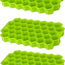 SILICONE ICE CUBE TRAY Green Silicone Ice Cube Tray-image-6