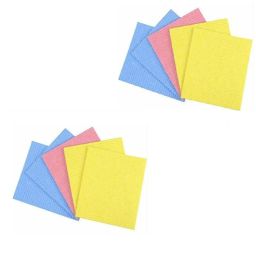 Sponge Wipes for Office Desk & Kitchen Top Wet and Dry Sponge Cleaning Cloth-image-1