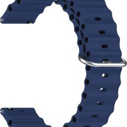 ACM Watch Strap Silicone Smart for Pebble Orbit Smartwatch Belt Band Dark Blue 3779118 mm Silicone Watch Strap-image-97