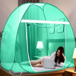 Polyester Adults Washable Strong Premium*Large Pro Foldable Net With Ventilation*Corrosion Resistant Steel Mosquito Net-image-77