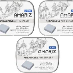 Amariz Kneadable Art Eraser Pack of 3 Non-Toxic Eraser-19