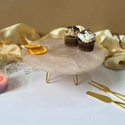 home arte Pink Stone Cake Stand-picture-21