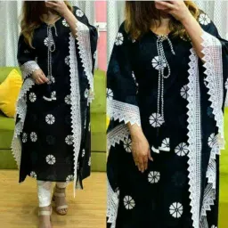 Printed Rayon Women Kaftan-image-31