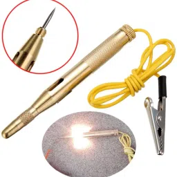 uptodateprouducts DC 6V 12V 24V Copper Auto Car Light Circuit Tester Analog Battery Tester image 2