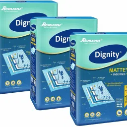 Mattey Underpads, 60x90 cm,10 Pcs/Pack (Pack of 3) 30 Pcs Adult Diapers - L-38