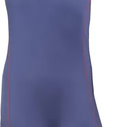 hacer Romper Style Swimwear with Lining Padded Sleeveless Knee Length Graphic Print Women Swim-dress Blue Swimsuit-picture-23