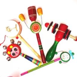 Melody musical wooden baby rattles (pack of 5) Rattle-picture-27