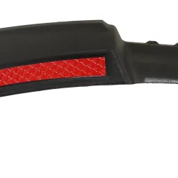 dark horse Bicycle Atom Mudguard with Reflective Tape, Black-Red Clip-on Front & Rear Fender image 5