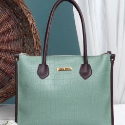 Women Green Tote-30